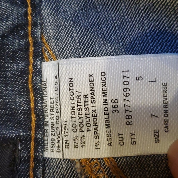 Rockies Jeans, Rocky Mountain, Low Rise Jeans Size 7 Long - Picture 7 of 10